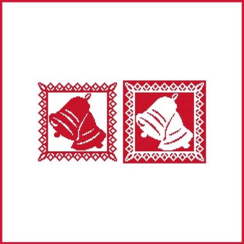 (image for) Christmas Stencil Ornament - Bells